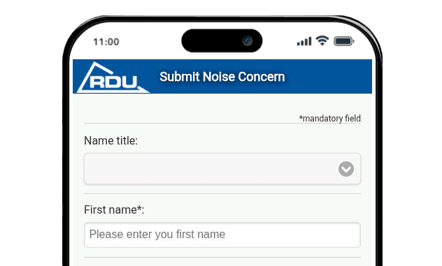 submit noise concern preview